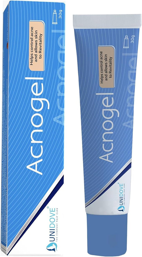 Unidove Acno Gel Lightweight Blemish-Clearing Face Gel with Salicylic Acid, 30 ml