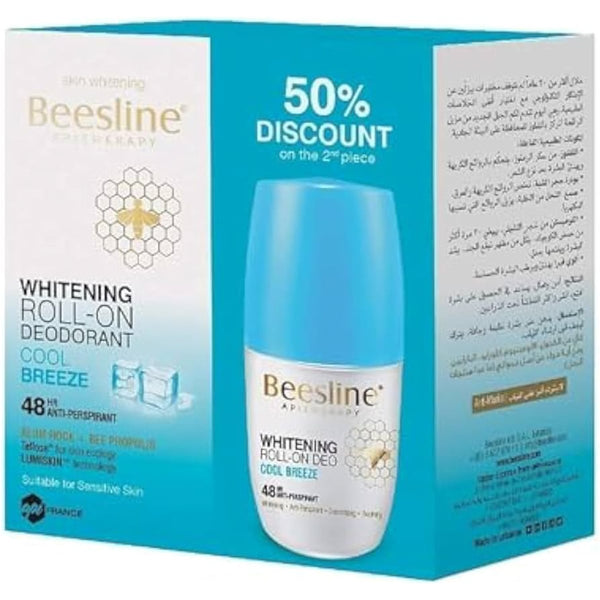 Beesline Deo Roll-On Cool Breeze Bee Propolis Freshness 2 x 50 ml