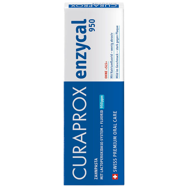 Curaprox Enzycal 950 Toothpaste Fluoride Enzyme Formula 75 ml