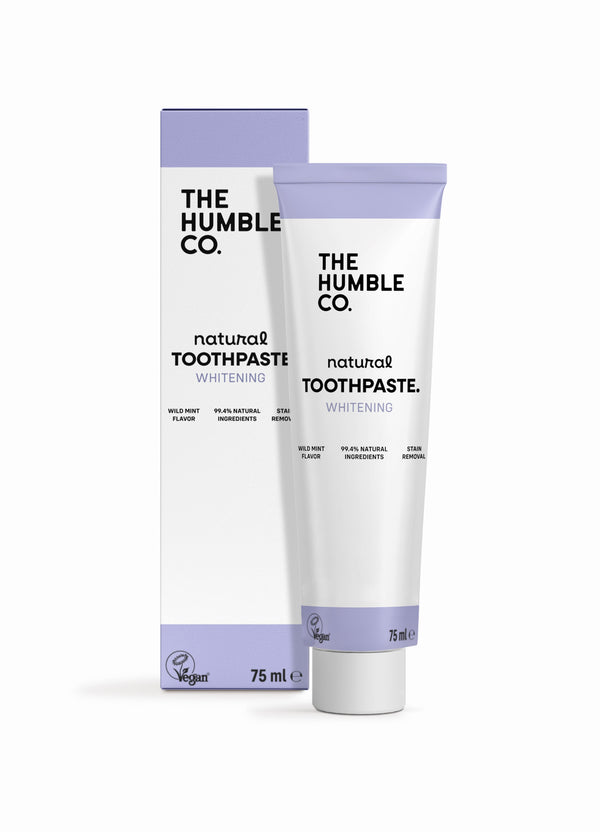 Humble Brightening Toothpaste Mint Fluoride Aloe Vera 75ml