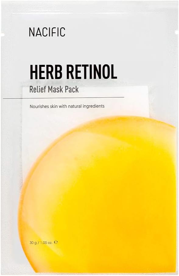 Nacific Herb Retinol Relief Facial Sheet Mask Pack 30g