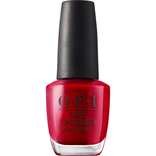 OPI Classic Lacquer So Hot It Berns Nail Polish Warm Red 15ml