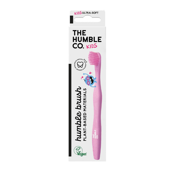 Humble Kids Plant-Based Toothbrush Small Sensitive Mixed Colors