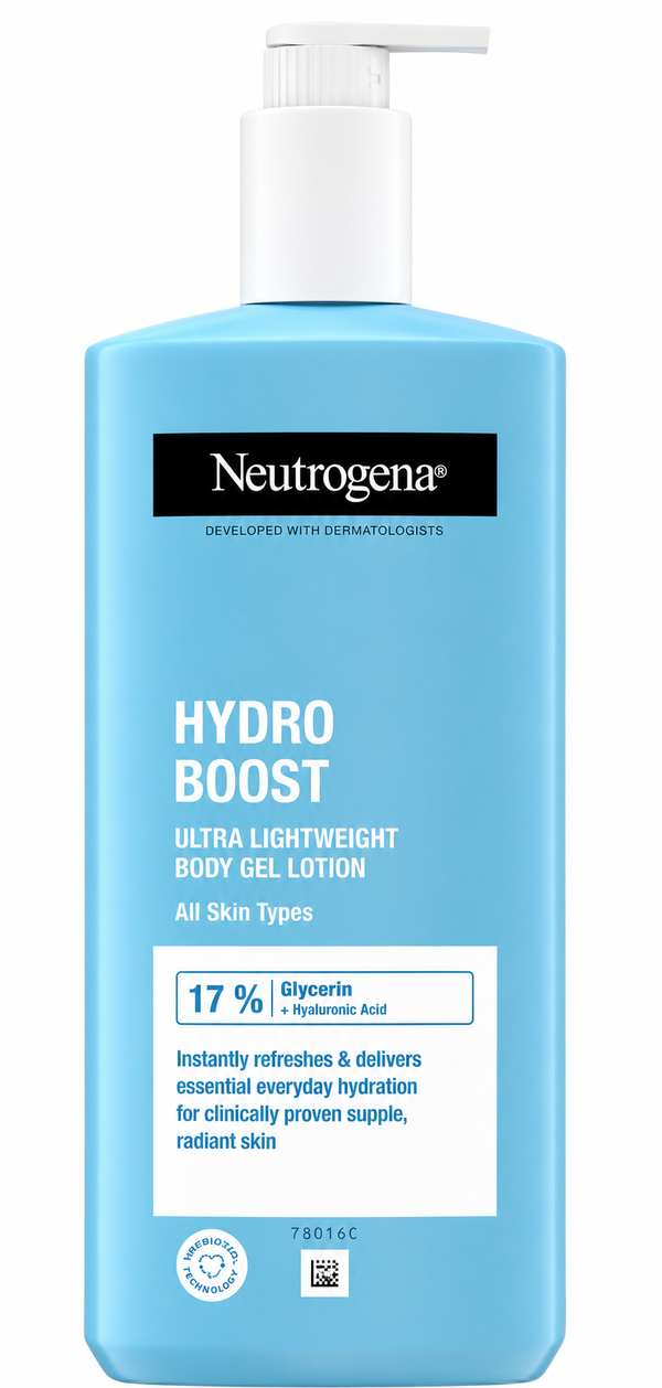 Neutrogena Hydro Boost Body Gel Lotion Glycerin Hyaluronic Acid 200ml