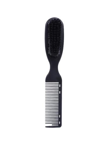 Hair System Dual-Sided Hairbrush and Fine-Toothed Comb for Styling