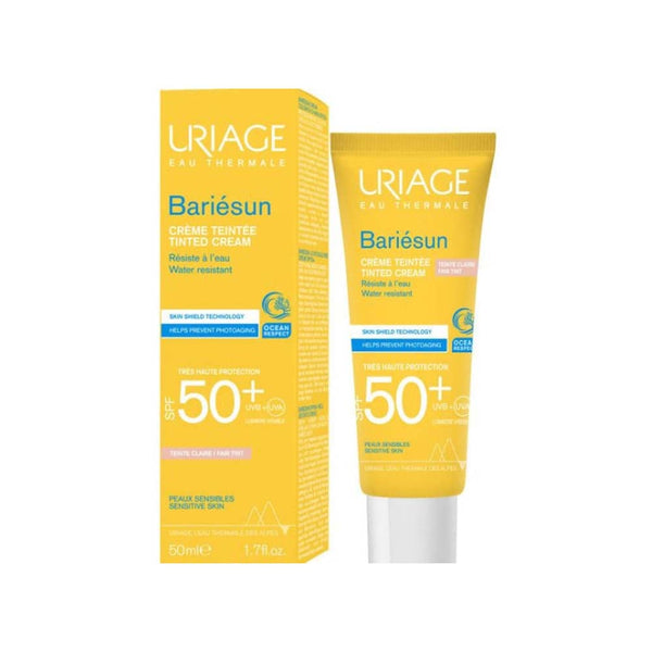 Uriage Bariesun Tinted Sunscreen Cream SPF 50+ UVA UVB Protection 50ml