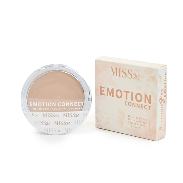 Miss 2M Emotion Connect Compact Powder Smooth Finish Shine Control Shade 01