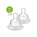 Philips Avent Classic+ Baby Bottle Nipples Slow Flow Anti-Colic 1+ Month 2 Pieces