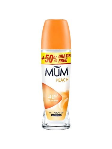 MUM Peach Scent Antiperspirant Roll-On Alcohol-Free 75 ml