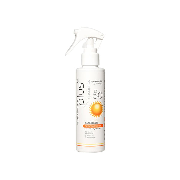 Panthenol Plus Sunscreen Spray Lotion SPF 50 UVA/UVB Protection Vitamin E 125 ml
