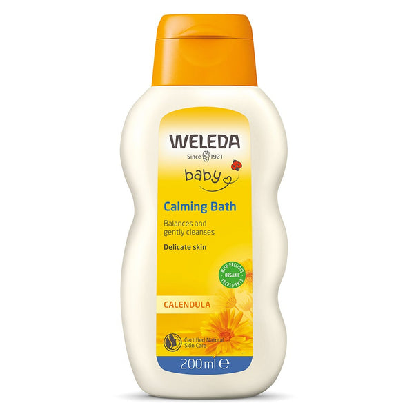 Weleda Calendula Baby Bath Gentle Cleansing Bath Oil 200 mL