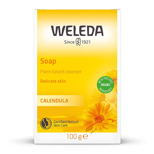 Weleda Calendula Soap Vegetable Oil Bar Gentle Cleansing 100 g