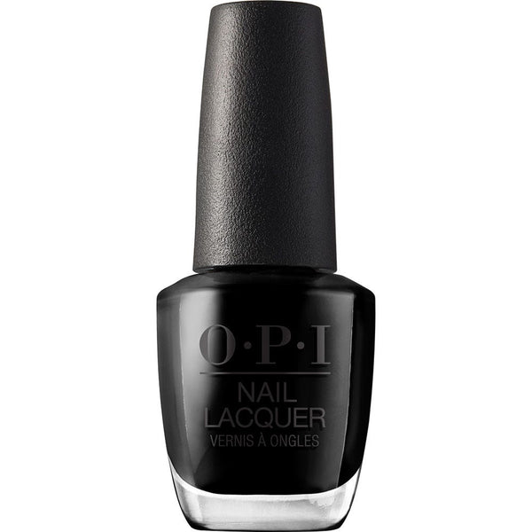 OPI Classic Lacquer Nail Polish High-Shine Chip-Resistant Black Onyx 15ml