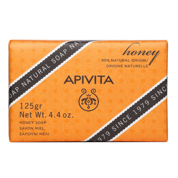 Apivita Natural Soap Honey Glycerin Bar with Lavender and Jasmine 125 g