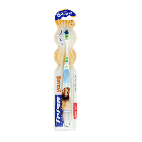 Teresa Young Smart Clean Kids Toothbrush Soft Thin Bristles 6+ Years