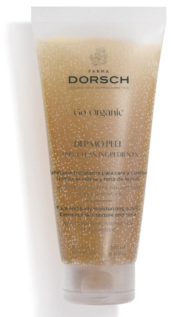 Farma Dorsch Dermo Peel Face and Body Scrub Olive Stone Microspheres Niacinamide 200 mL