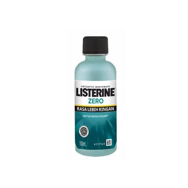 Listerine Zero Alcohol Mouthwash Mild Refreshing Flavor 100 ml