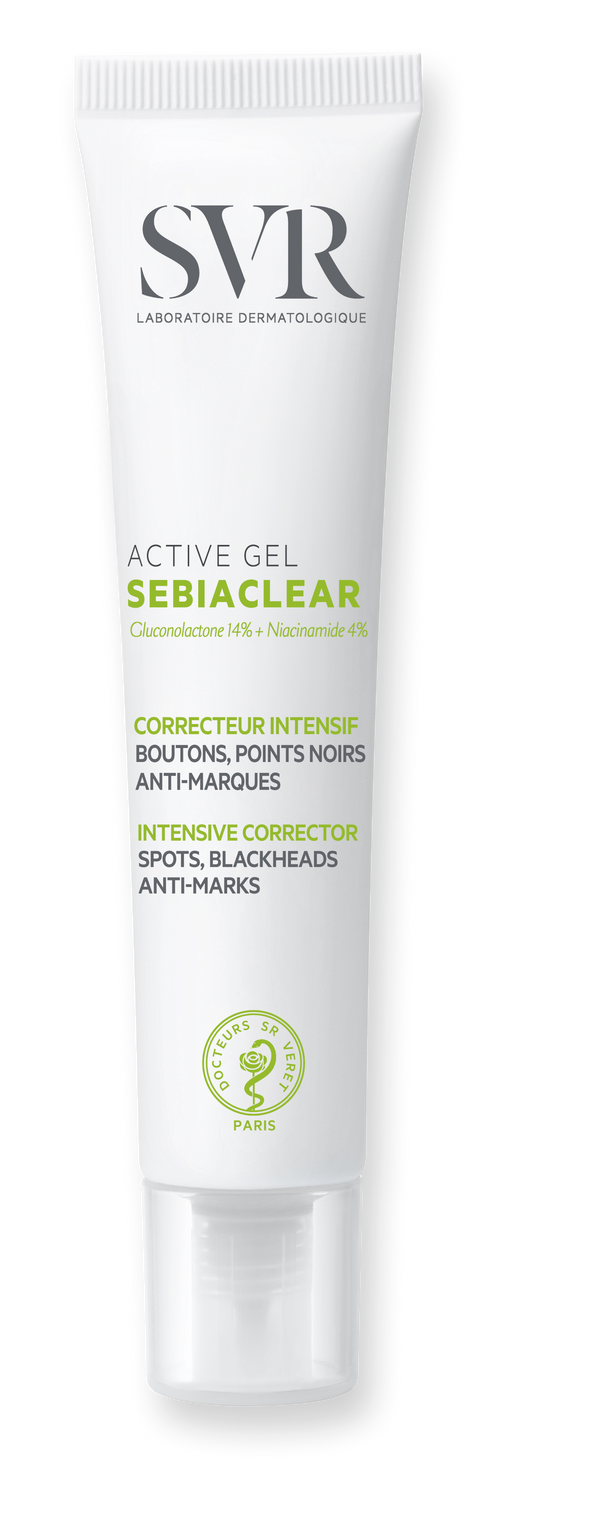 SVR Sebiaclear Active Gel-Cream, Blemish-Clearing Face Gel, 40ml