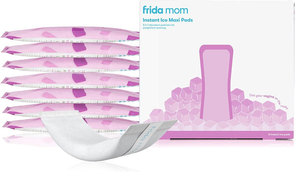 Frida Mom Ice Maxi Pads Instant Cooling Postpartum Pads 8 Count