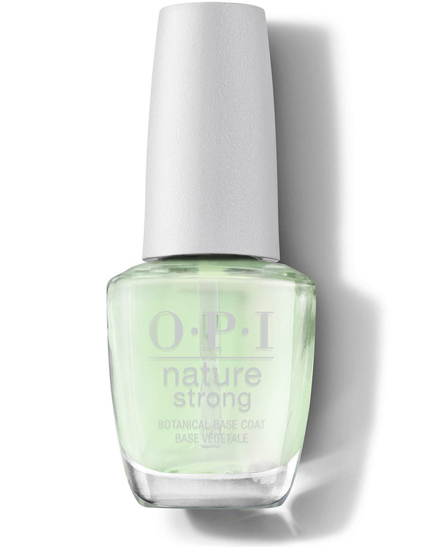 OPI Nature Strong Base Coat Clear, Vegan Nail Polish Base, 15ml