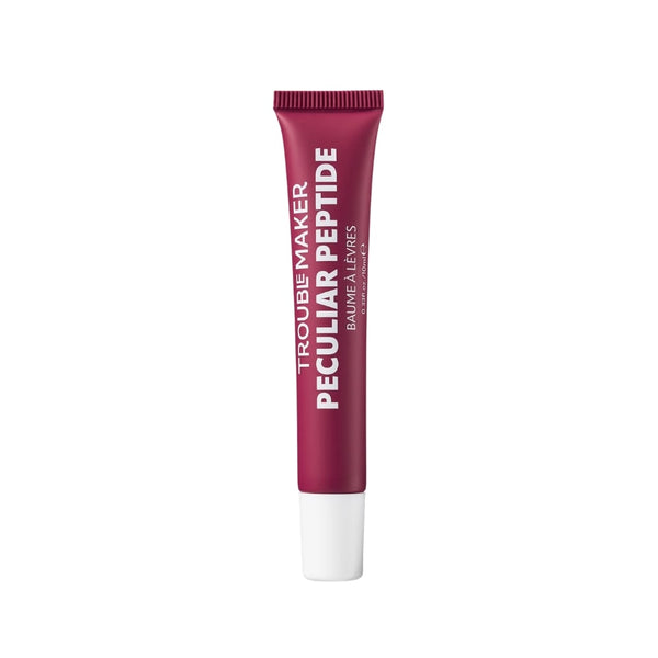 Troublemaker Peculiar Peptide Lip Balm Creamy Sheer Finish Raspberry Jelly