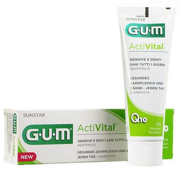 GUM Activital Toothpaste Coenzyme Q10 Pomegranate Extract Antiplaque Formula