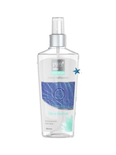 Pure Beauty Ultra Marine Men's Body Mist Aloe Vera Marine Fragrance 250ml