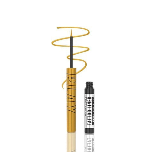 Maybelline Tattoo Liner PLAY Waterproof Brush Tip Gold Drop 48-Hour Wear