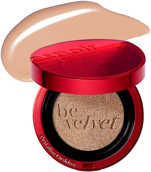 eSpoir Be Velvet Cover Cushion Cream Foundation Soft Matte High Coverage No. 4 Beige