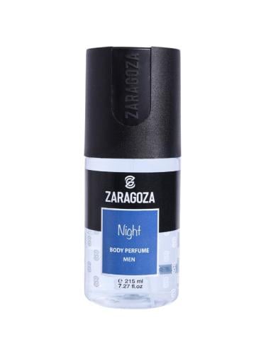 Zaragoza Night Body Spray for Men, Bergamot and Cedarwood Fragrance, 215 ml