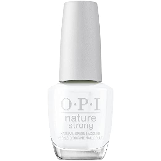 OPI Nature Strong Lacquer Nail Polish Vegan Formula Strong As Shell White 15ml