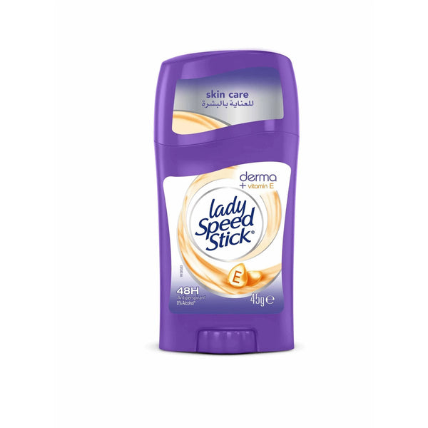 Lady Speed Stick Derma Vitamin E Antiperspirant Deodorant Stick 45g