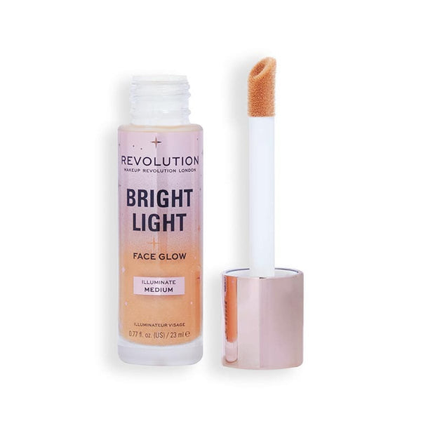 Makeup Revolution Bright Face Glow Illuminating Liquid Highlighter Medium 23 ml