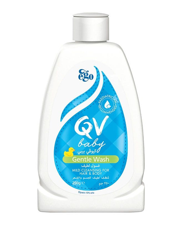 Ego QV Baby Gentle Wash Soap-Free Fragrance-Free pH-Balanced 250 g