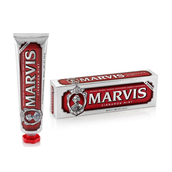 Marvis Cinnamon Mint Toothpaste Fluoride-Free Formula 85 ml