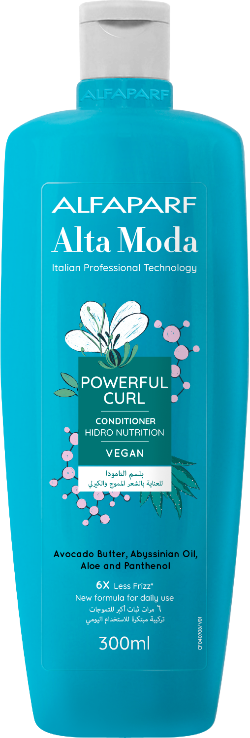 Alta Moda Powerful Curl Conditioner Hydro-Nutritive Keratin Formula 300ml
