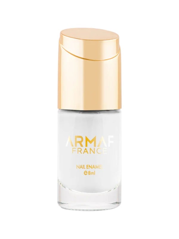 Armaf Beauty Nail Polish High-Shine White Shade 002, 8ml