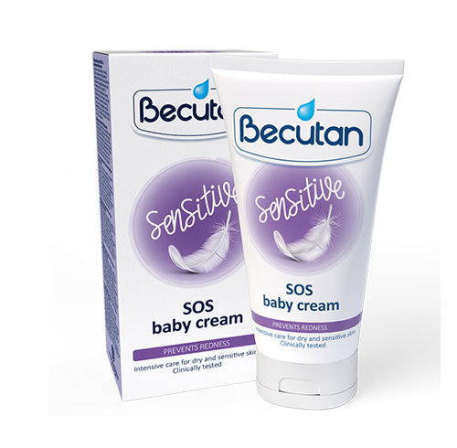 Becutan Sensitive SOS Baby Cream with Panthenol and Zinc Oxide 75 ml