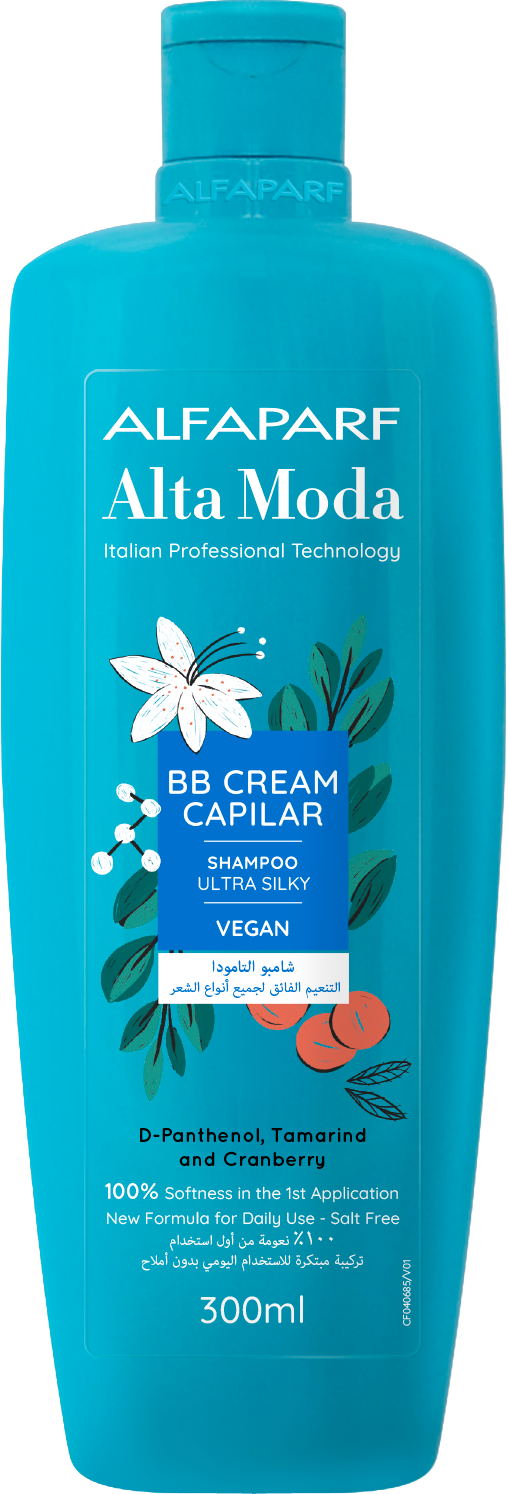 Alta Moda BB Cream Shampoo Liquid Keratin Formula All Hair Types 300ml