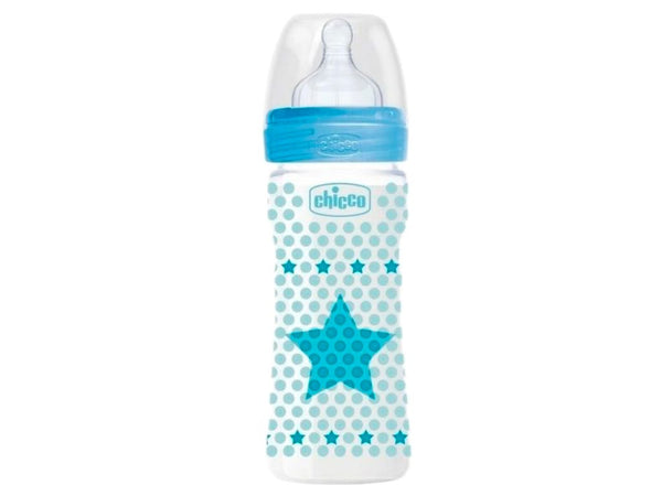 Chicco Well-Being Silicone Feeding Bottle Physiological Teat 250 ml