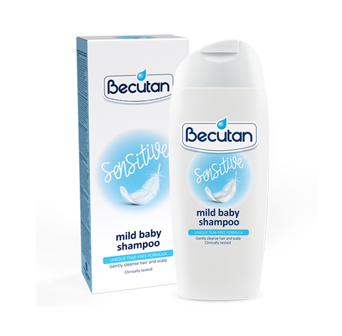 Becutan Sensitive Baby Shampoo Mild No-Tears Formula Olive Oil 200 ml