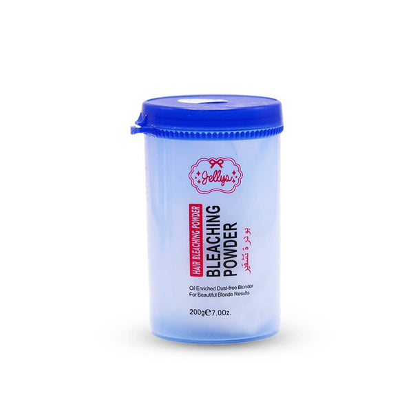 Jellys Blonde Lightening Powder Blue Hair Bleach, 7-Level Lightening, 200 g