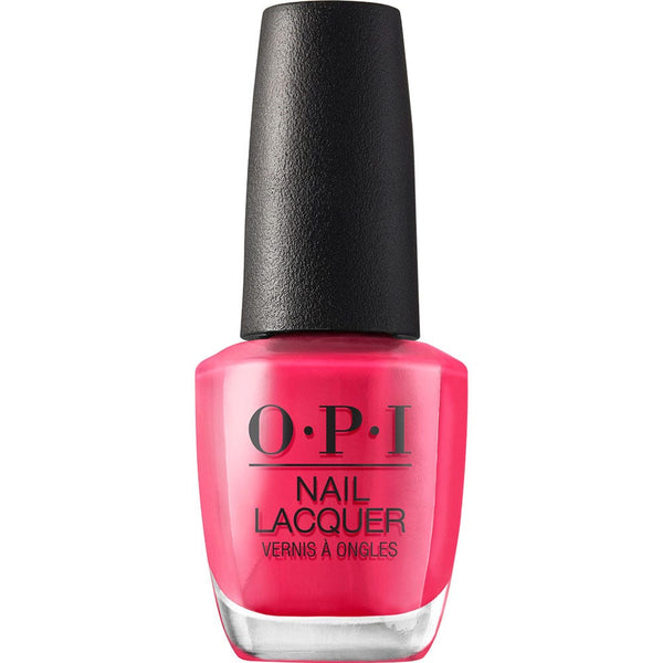 OPI Classic Lacquer Charged Up Cherry Nail Polish High-Shine Pink-Red 15ml