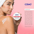 Cosmo Firming Body Cream Serum Texture Collagen Vitamin C Glutathione 400ml