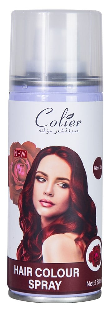 Colier Hair Colour Spray Temporary Hair Color Red