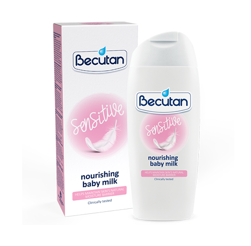 Becutan Sensitive Milk Baby Body Lotion Shea Butter Almond Oil 200 ml