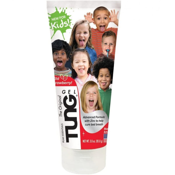 Tung Gel Kids Wild Strawberry Zinc-Enriched Tongue Cleaning Gel 85 g
