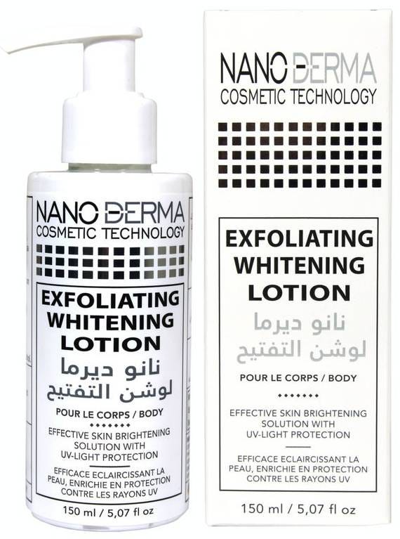 Nano Derma Exfoliating Brightening Body Lotion with UV Protection 150 ml