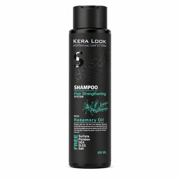 Kera Look Hair Strengthening Shampoo Sulfate-Free Rosemary Oil 500 ml