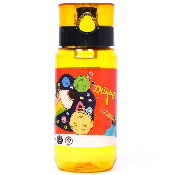 SAMBOX Eazy Kids Water Bottle One-Touch Lid Leakproof Yellow 500ml